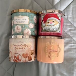 ✨New Holiday Snack Scented 3 Wick Candle Bundle✨